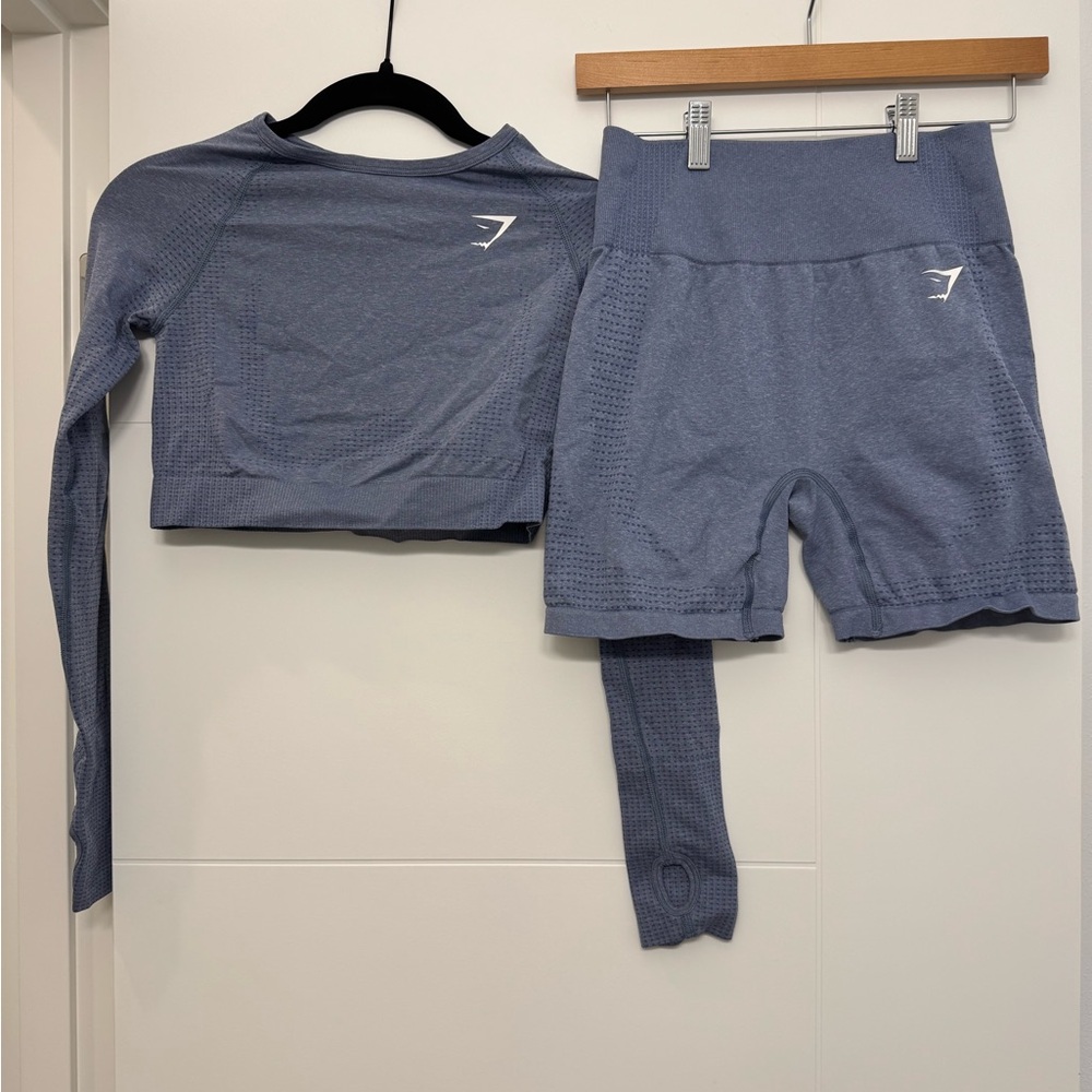 Gym Shark Light Blue Set - Size Medium